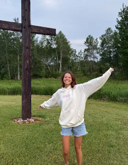 YHWH Allover Floral Unisex Hoodie