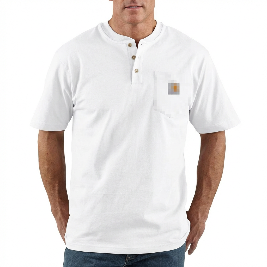 🔥Last Day Promotion!🔥CHT Men's K84 Workwear Loose Fit Heavyweight POLOS Henley T-Shirt(Also Available in Big & Tall)