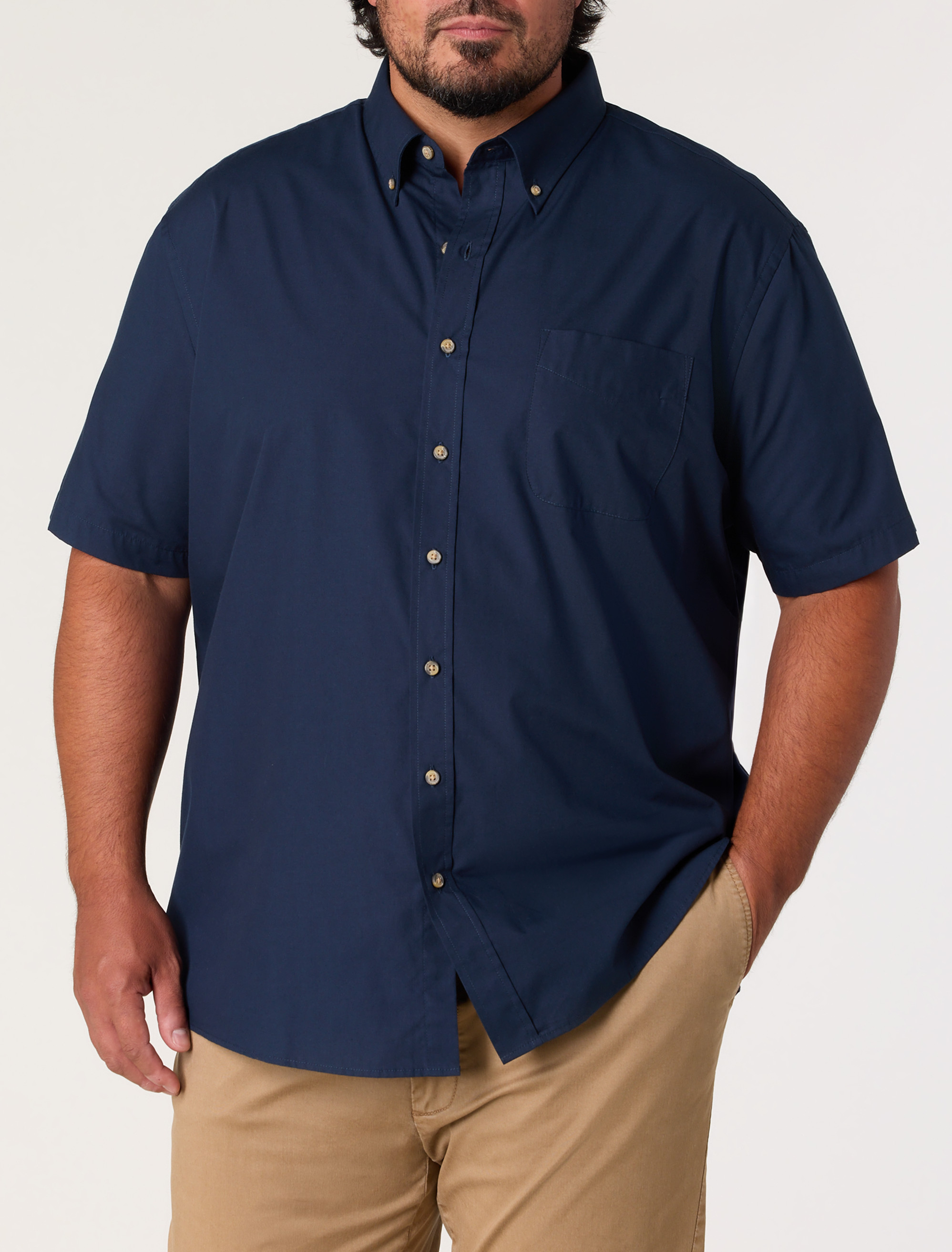 Easy-Care Solid Sport Shirt