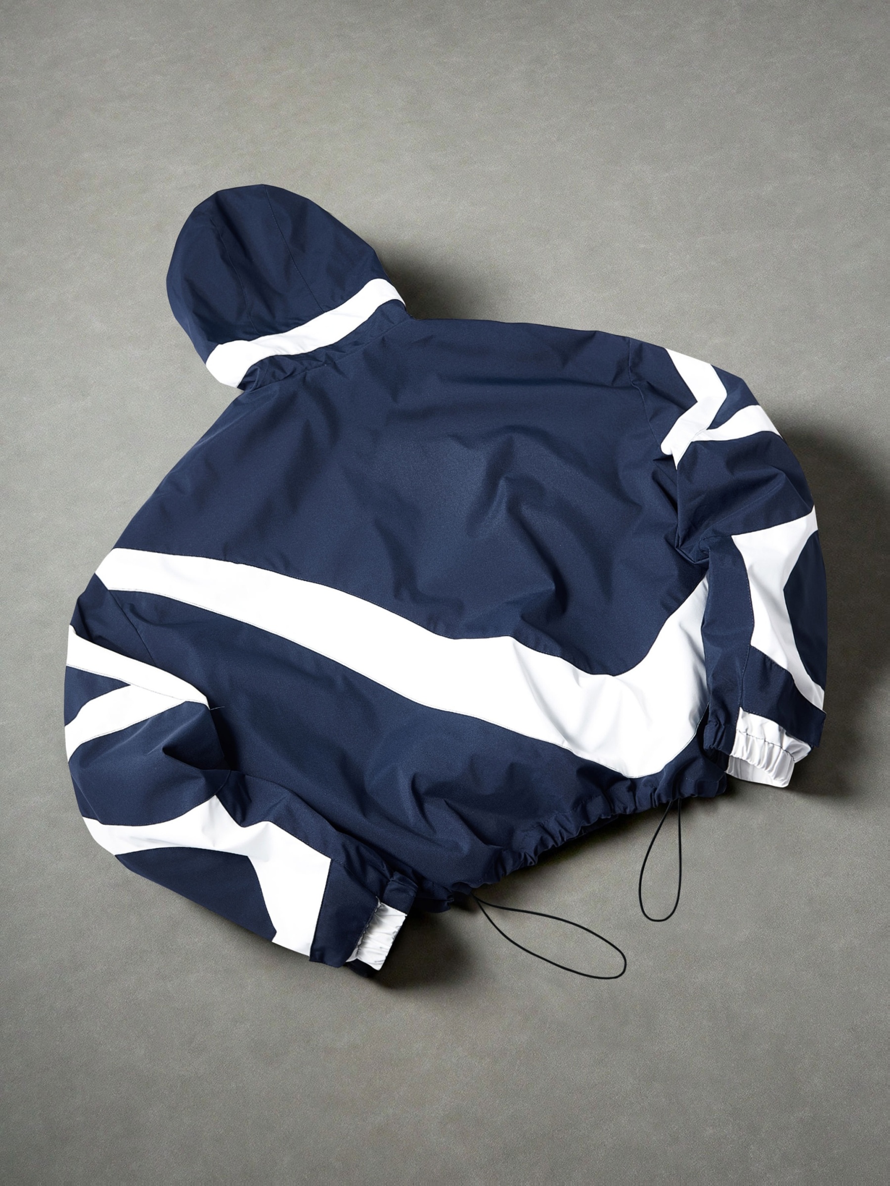 Men's High Street Patchwork Tracksuit Reflective Windbreaker Jacket Athletic Joggers Techwear Set