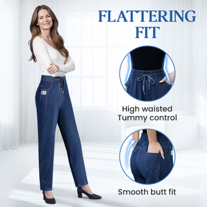 ⏰Last Day Sale🔥Women's High Waist Ultra-Stretch Mom Jeans