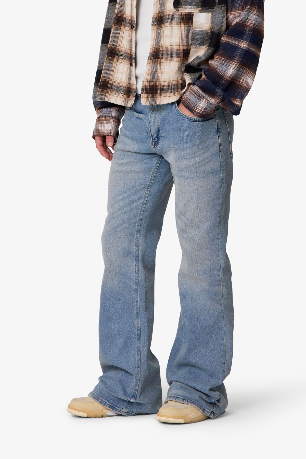 Men's Super Flare Jeans Denim Pant