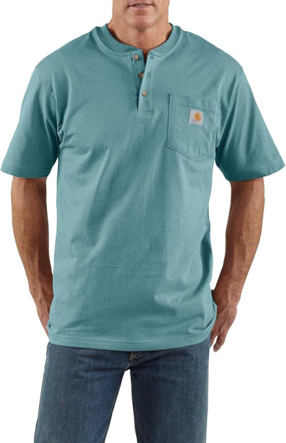 🔥Last Day Promotion!🔥CHT Men's K84 Workwear Loose Fit Heavyweight POLOS Henley T-Shirt(Also Available in Big & Tall)