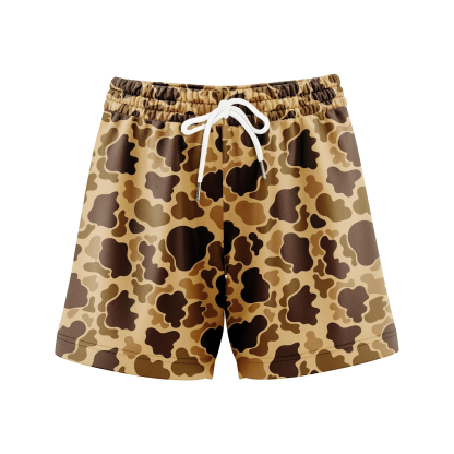 Men's Camo Camo Shorts With 5 Inch Inseam