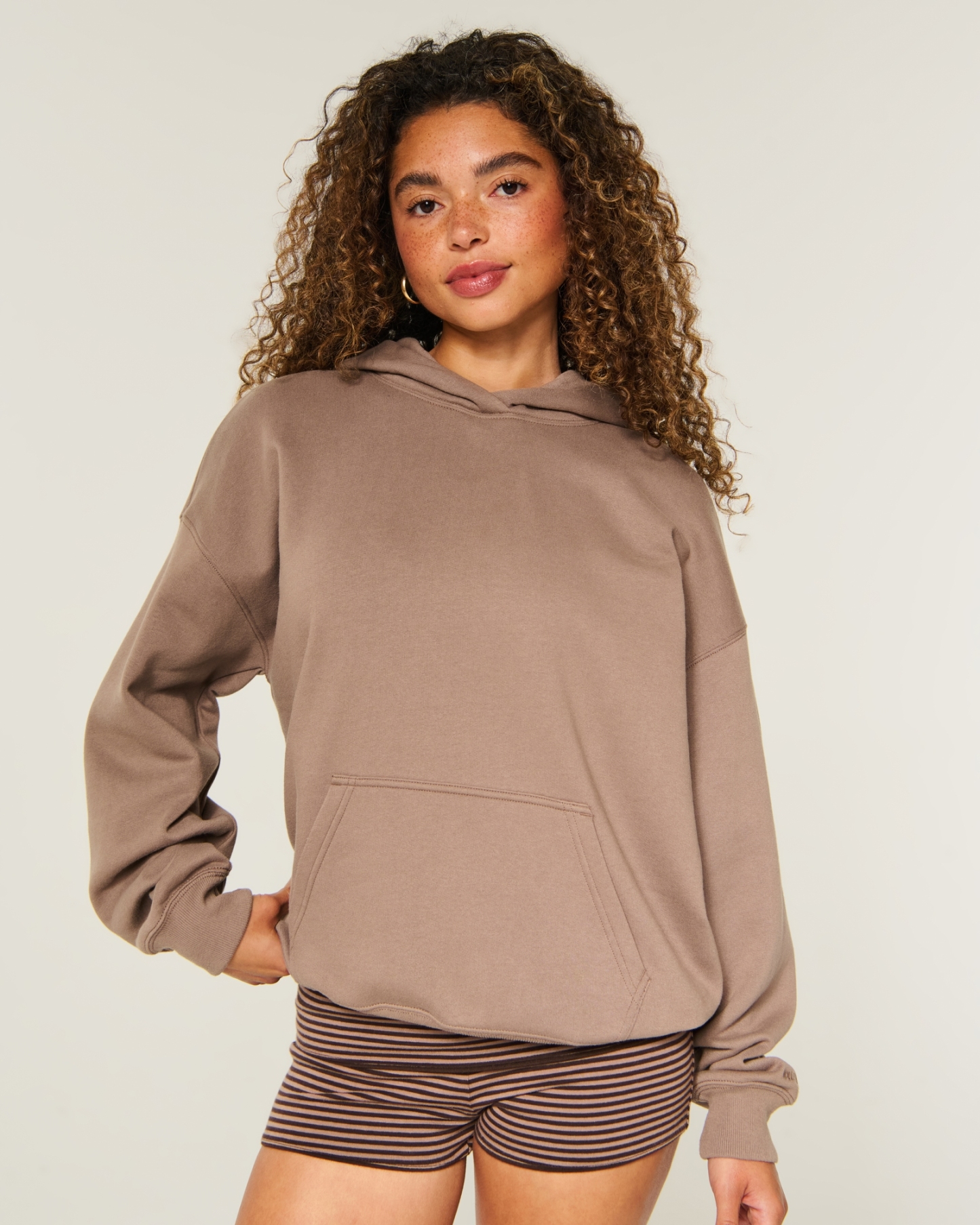  Feel Good Oversized Dot Hoodie