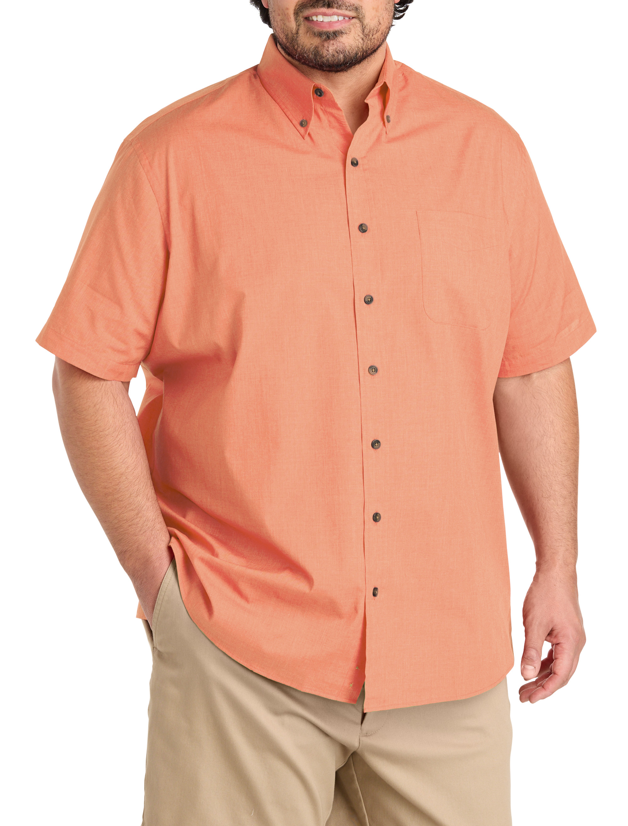Easy-Care Solid Sport Shirt