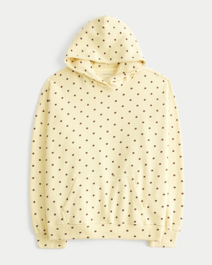  Feel Good Oversized Dot Hoodie