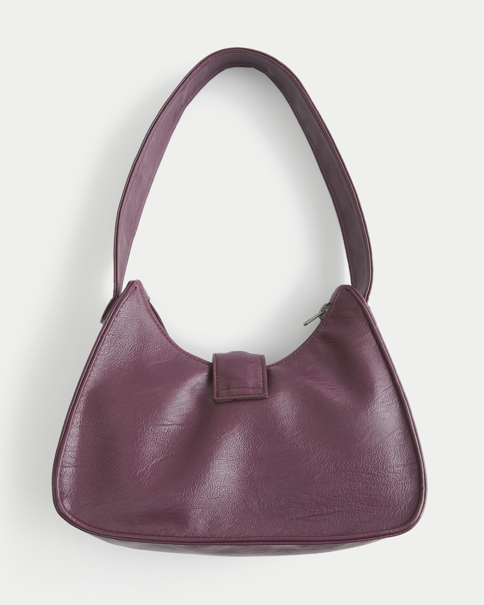 Belted Faux Leather Purse