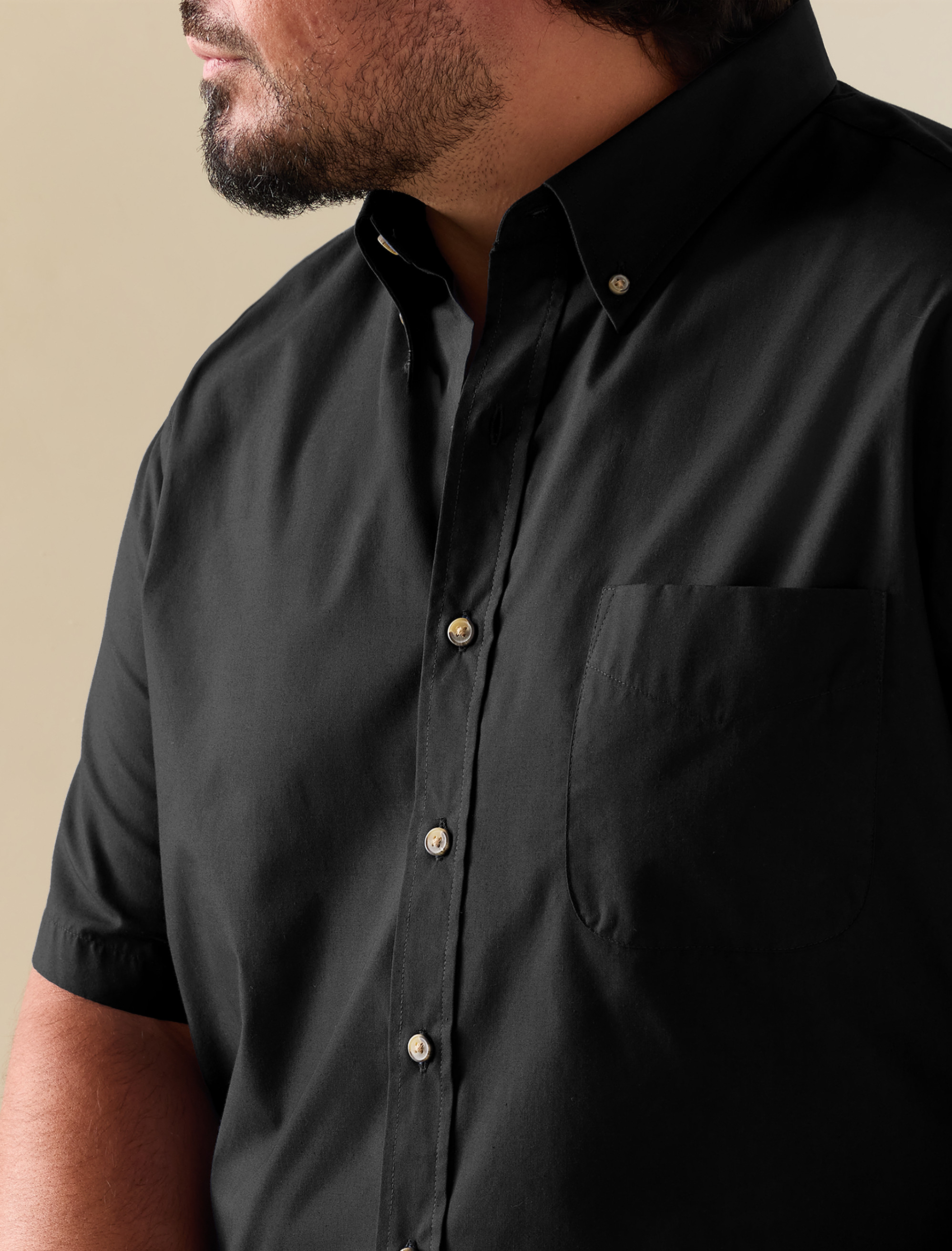 Easy-Care Solid Sport Shirt