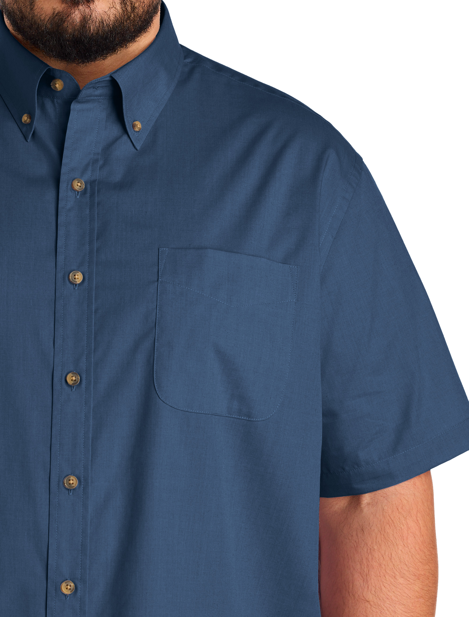 Easy-Care Solid Sport Shirt
