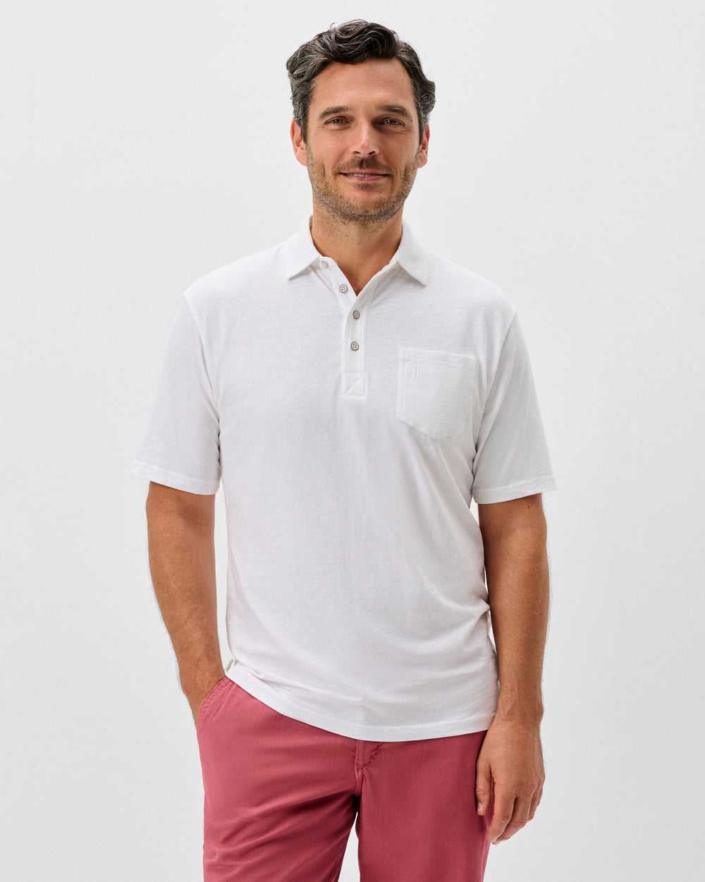 Original 4-Button Polo - Heather Solid