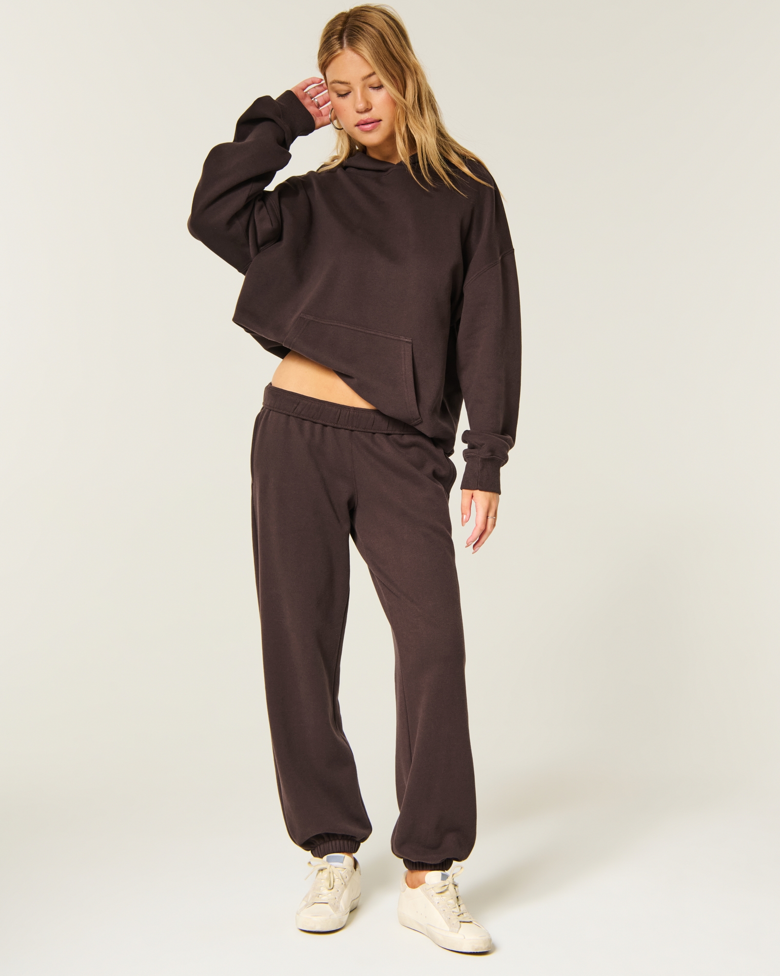  Feel Good Oversized Dot Hoodie