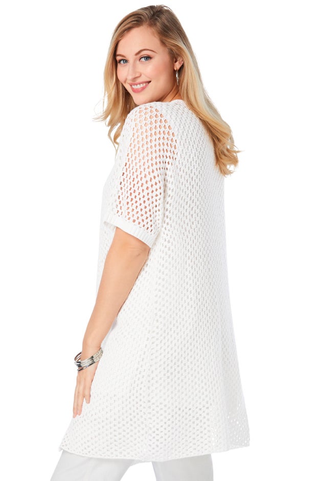 Crochet Long Cardigan