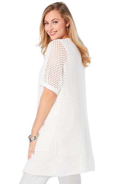 Crochet Long Cardigan