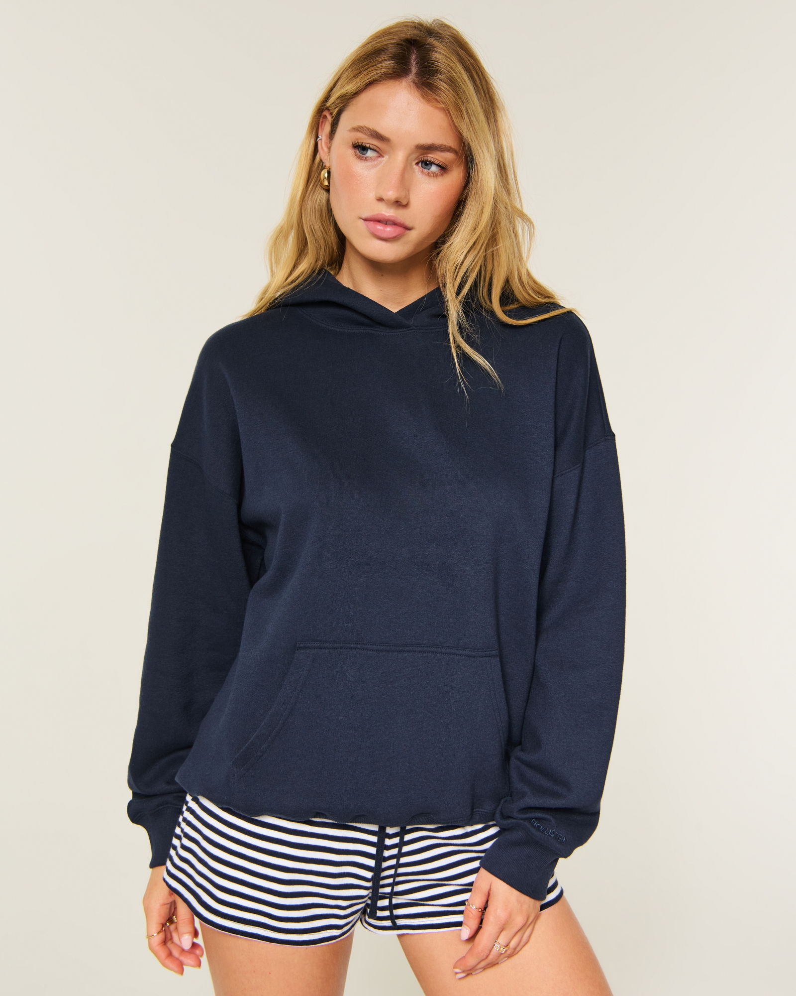 Feel Good Oversized Dot Hoodie