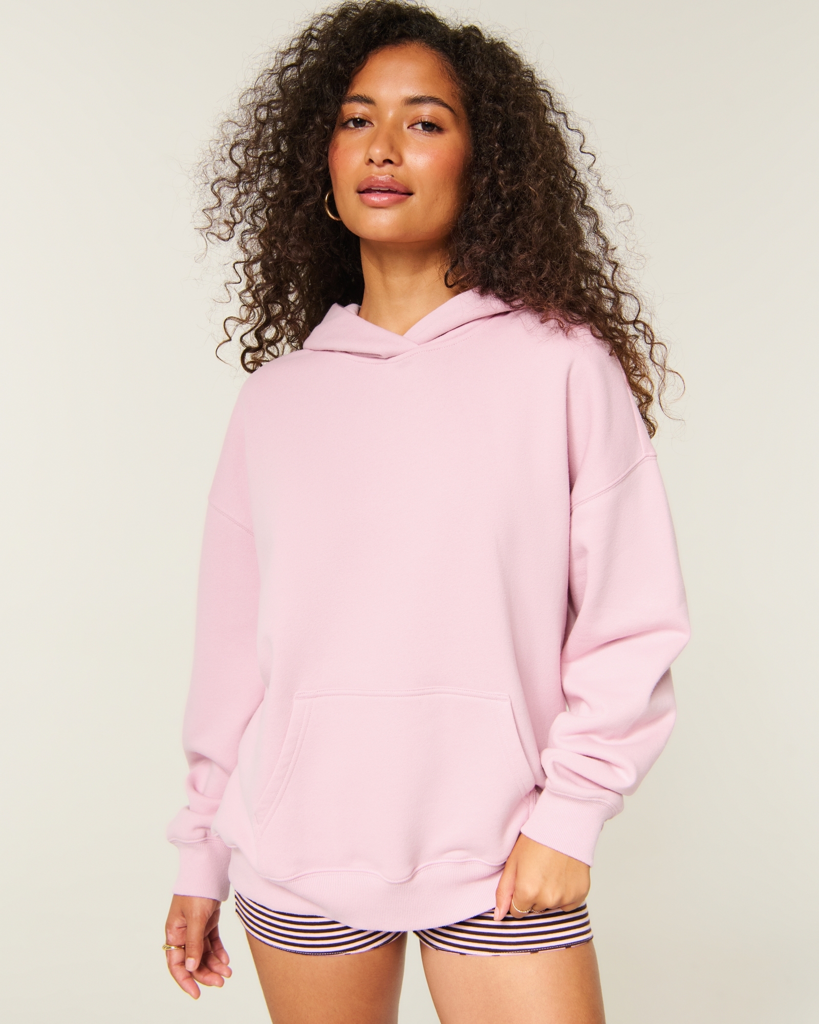  Feel Good Oversized Dot Hoodie