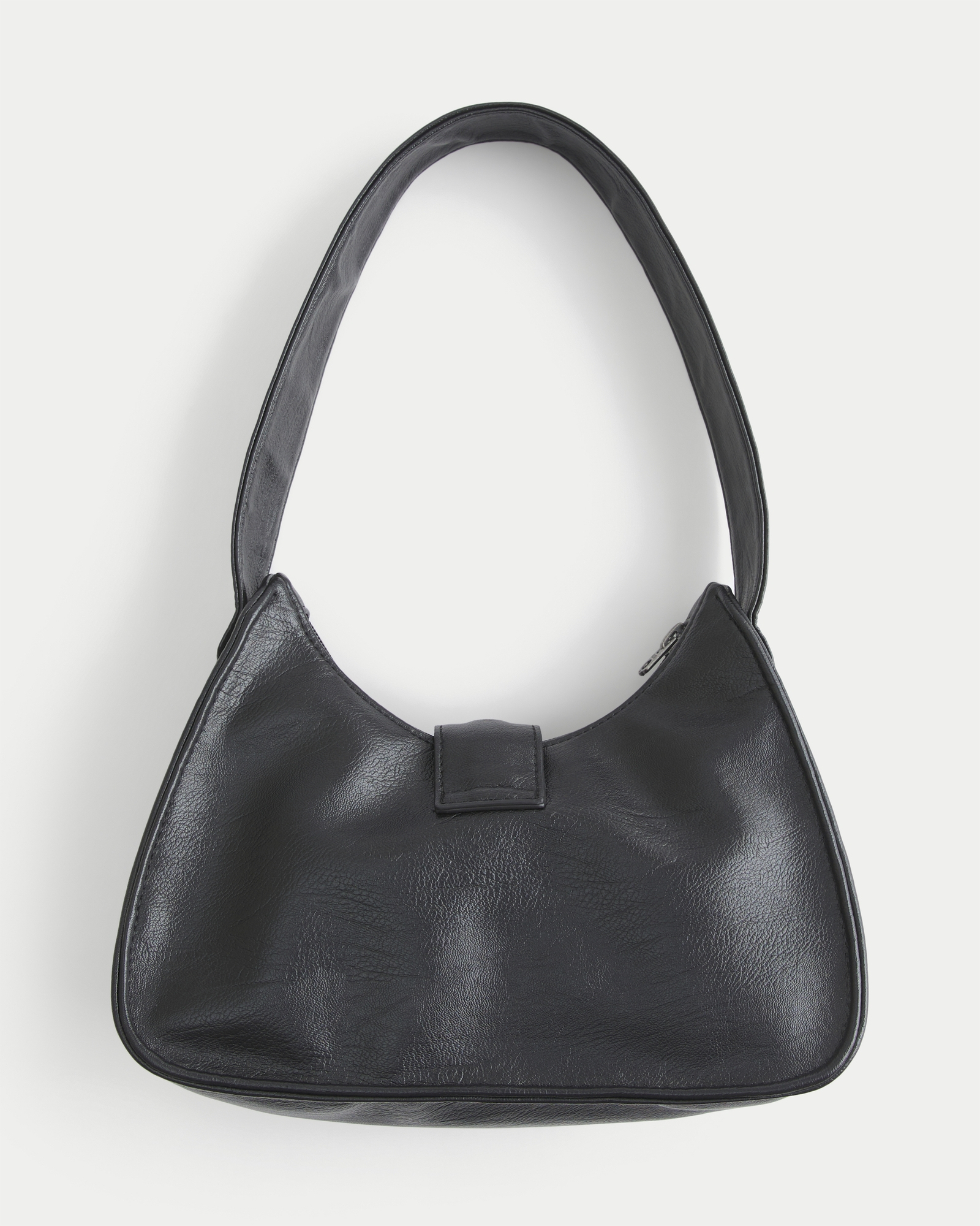 Belted Faux Leather Purse