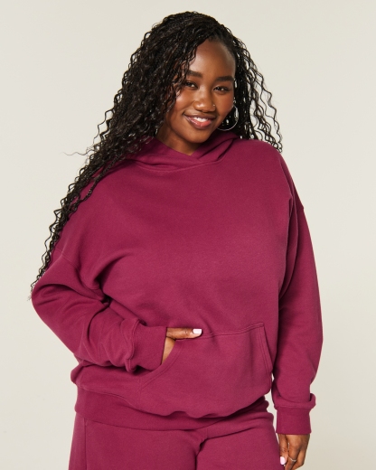  Feel Good Oversized Dot Hoodie