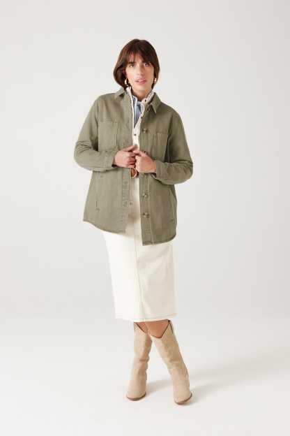 Veste surchemise en jean ALMA 