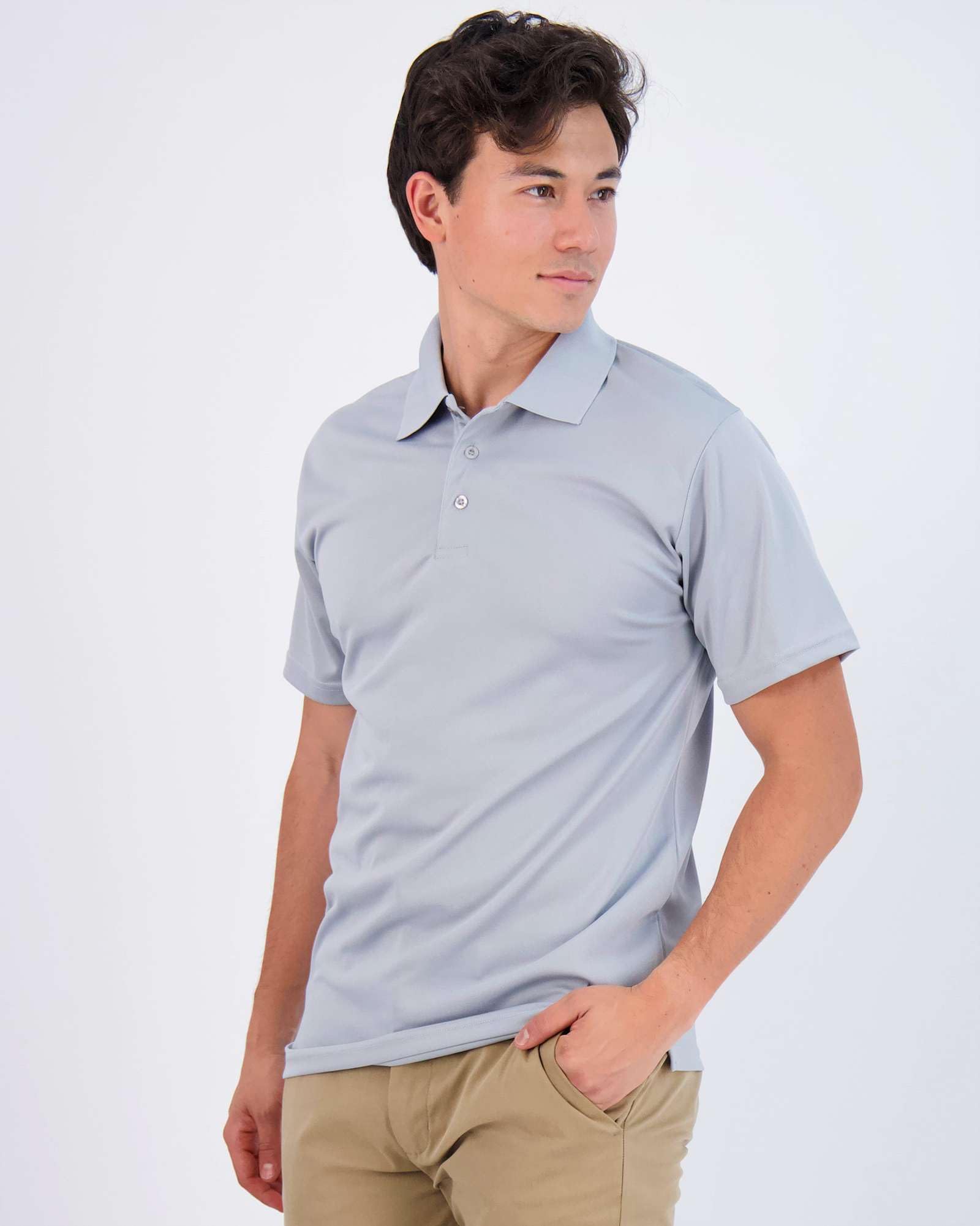 Men's Quick-Dry Short Sleeve Athletic Performance Polo Shirt (Available In Big & Tall)
