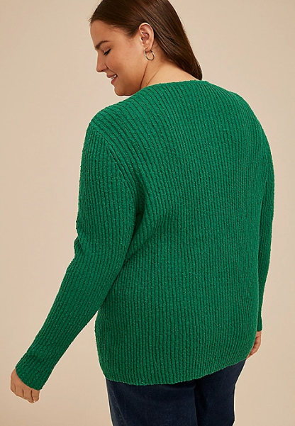 Tie Front Ribbed Cardigan