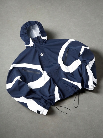 Men's High Street Patchwork Tracksuit Reflective Windbreaker Jacket Athletic Joggers Techwear Set