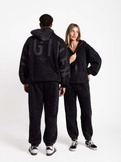 Kingdom Essential Snow Wash Zip Hoodie