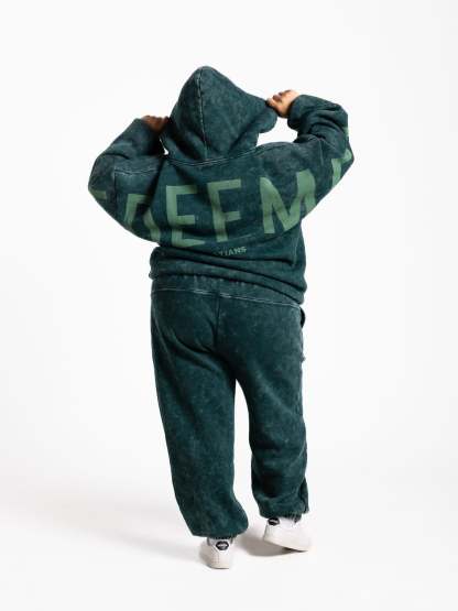 Kingdom Essential Snow Wash Zip Hoodie
