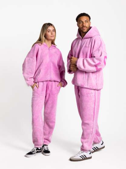 Kingdom Essential Snow Wash Zip Hoodie