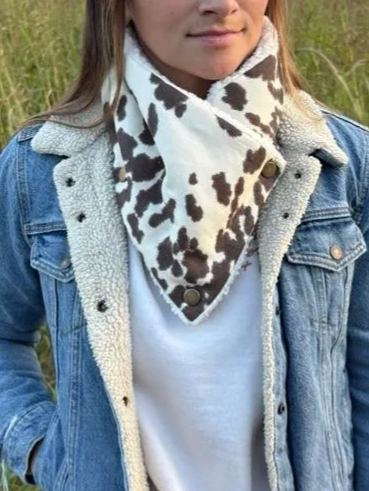 Cozy Sherpa Neck Warmer Western Cowl