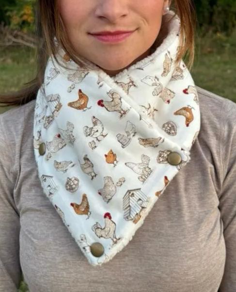 Cozy Sherpa Neck Warmer Western Cowl