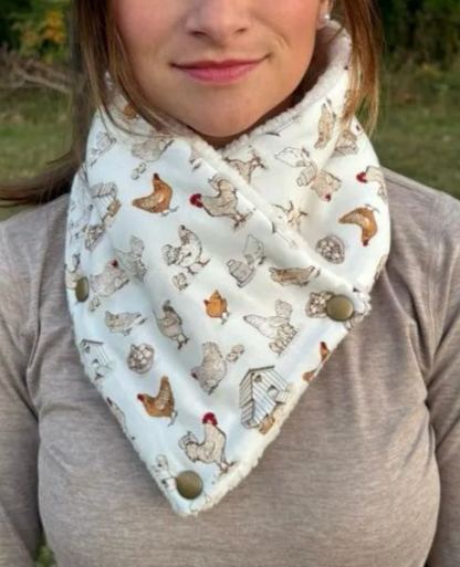 Cozy Sherpa Neck Warmer Western Cowl