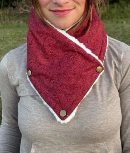 Cozy Sherpa Neck Warmer Western Cowl