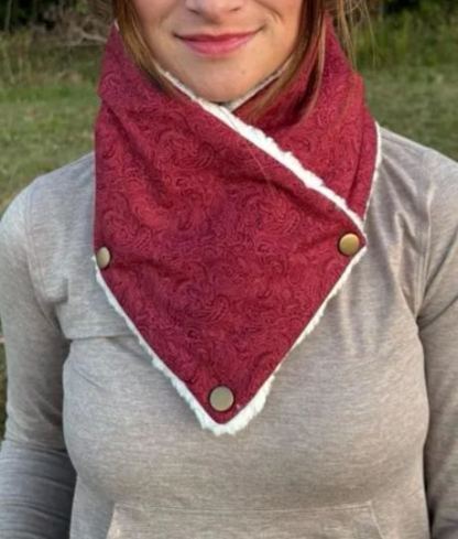 Cozy Sherpa Neck Warmer Western Cowl