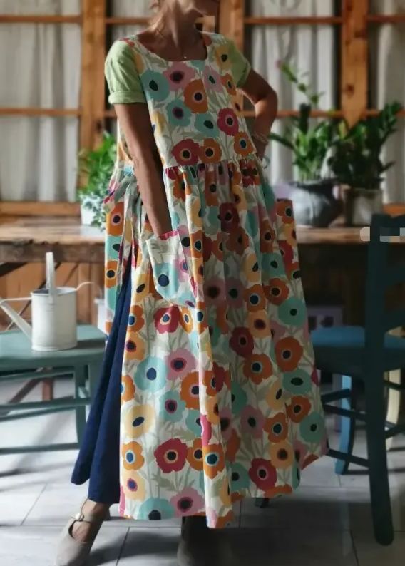 Colorful Flower Apron