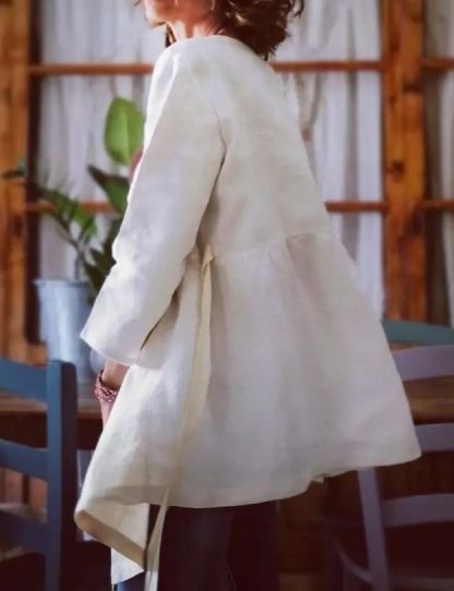 Vintage Cotton Crossed Short Apron