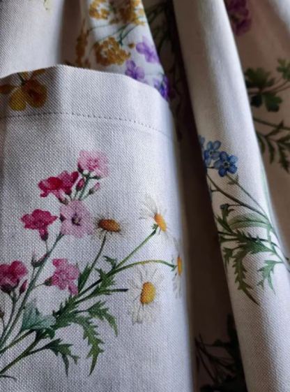 Botanical Herbarium Cotton Apron