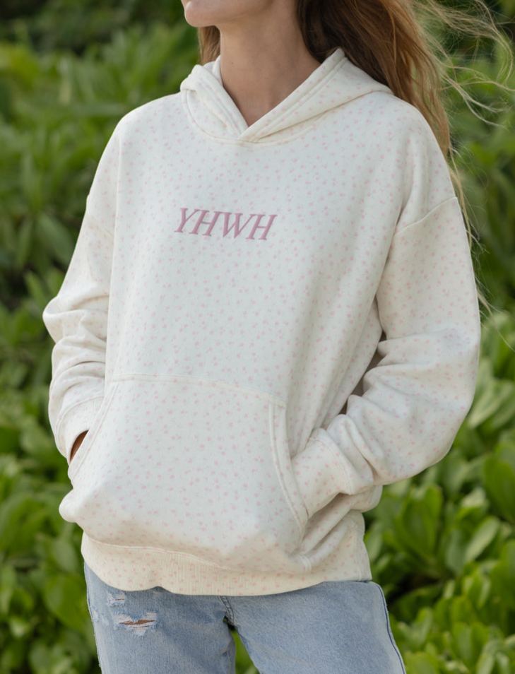 YHWH Allover Floral Unisex Hoodie