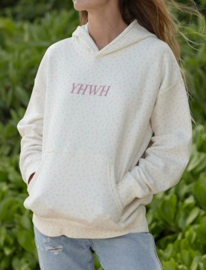YHWH Allover Floral Unisex Hoodie