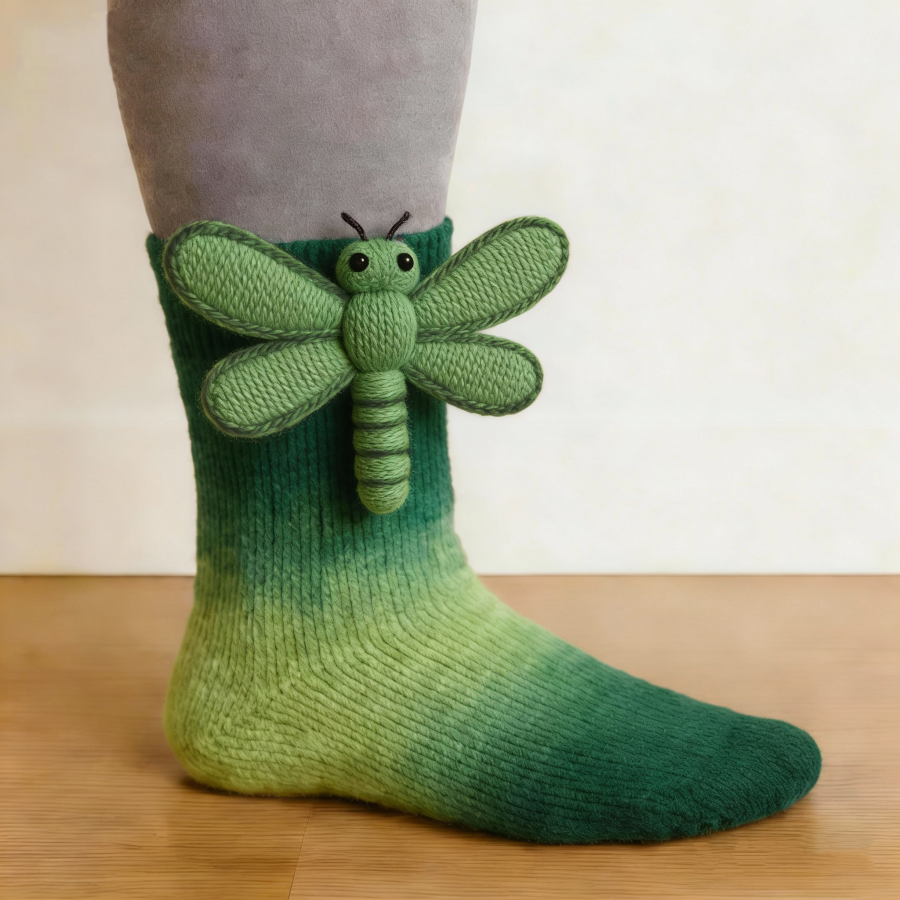 3D Butterfly Socks - Purple