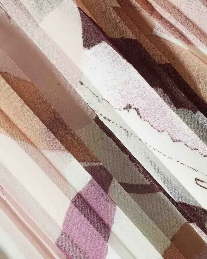 Pleated High-Rise A-Line Maxi Skirt