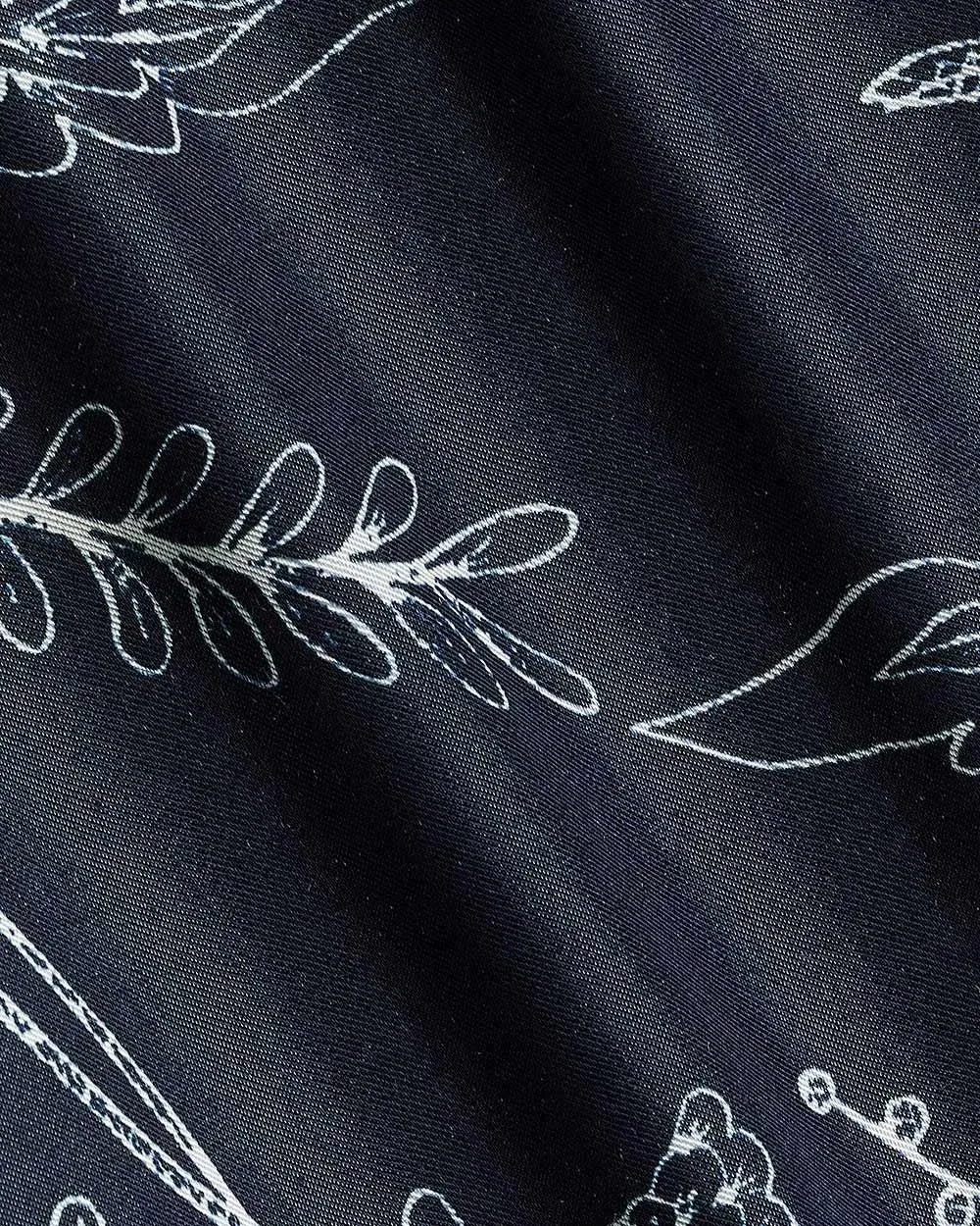 Wide-Leg High-Rise Twill Pant