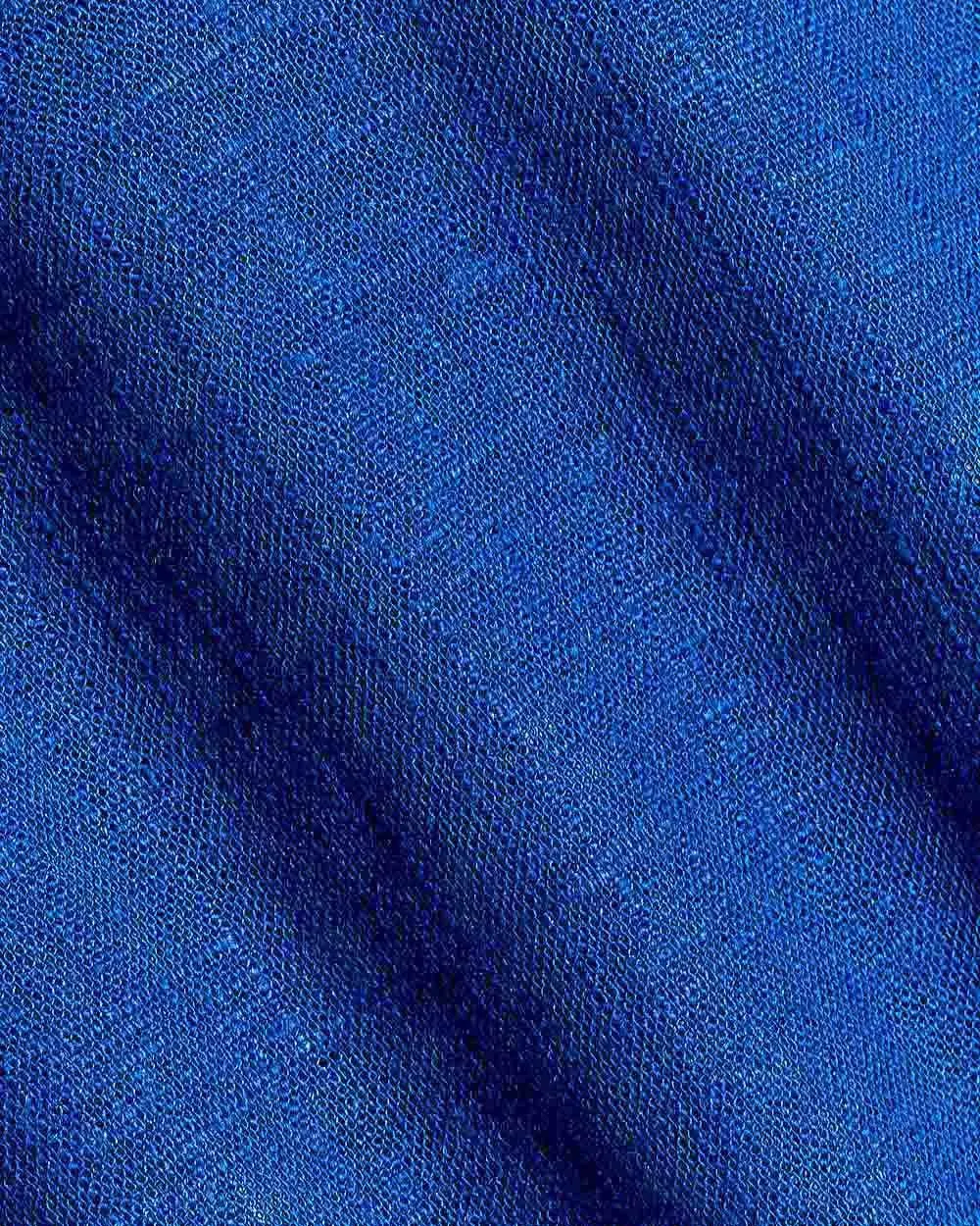 Sleeveless Faux Wrap Linen Dress