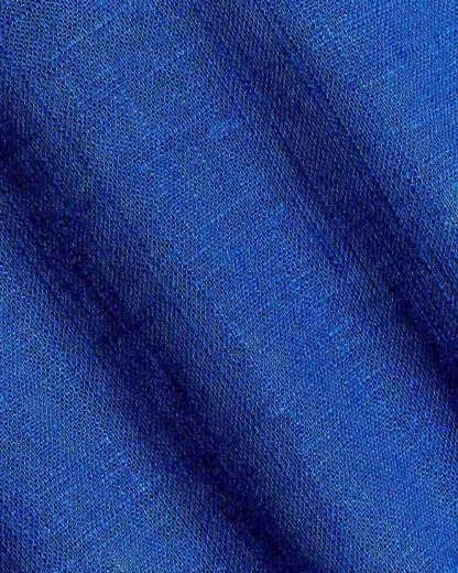 Sleeveless Faux Wrap Linen Dress