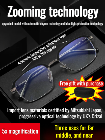 The most popular auto-zoom reading glasses among the rich in Washington!