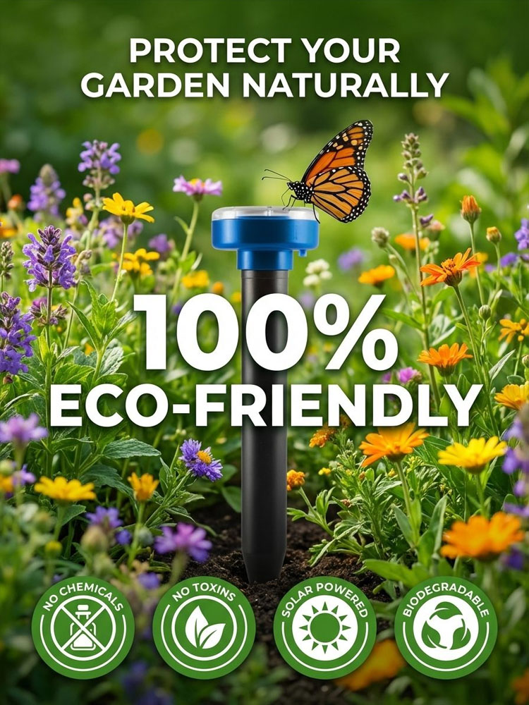 PestLab™ Solar Rodent Repeller: Plug & Play for 10-Year Pest-Free Protection!