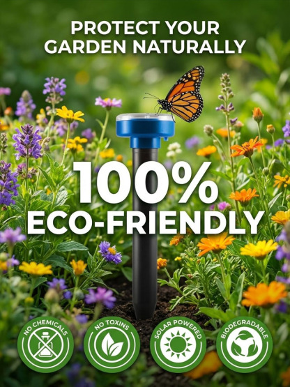PestLab™ Solar Rodent Repeller: Plug & Play for 10-Year Pest-Free Protection!