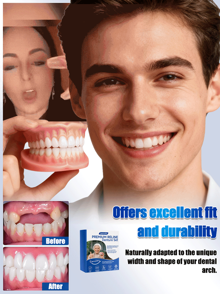 Confident Smile Silicone Denture Kit