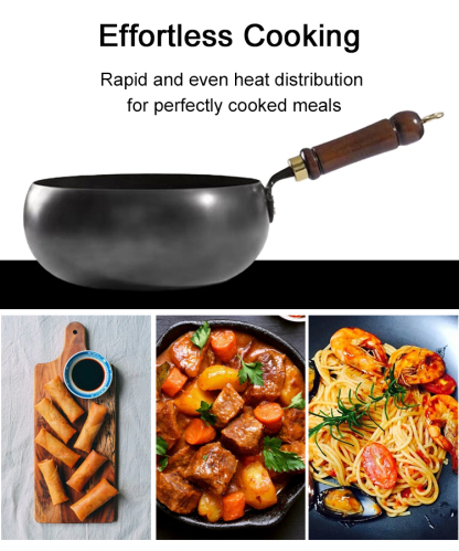[No rust and no sticking for 100 years] 🔥 Iron-supplemented pure iron non-stick pot