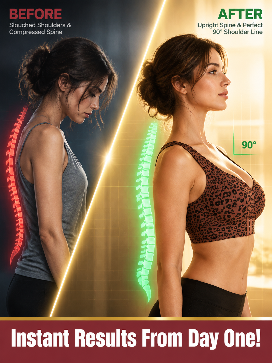 Seamless Support Posture-Correcting Lifting Underwear